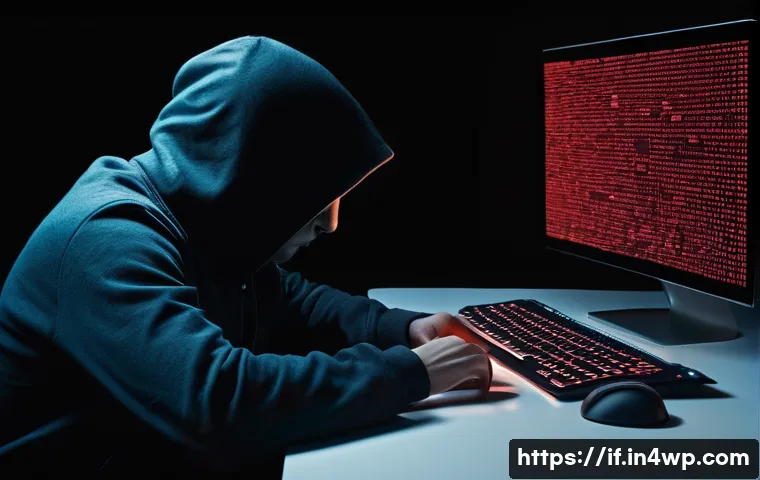 비밀번호 없는 로그인 과정 설명 - **Prompt 1: The Burden of Passwords and Digital Threats** An overhead shot of a person, likely a...